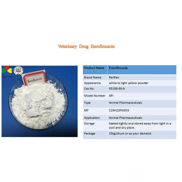 Polvo soluble de clorhidrato de enrofloxacina / HCL antibiótico de la medicina avícola para palomas